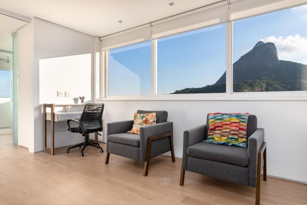 Belo No Leblon - Vista Para Morro 2 Irmaos - Guc6 Zn1 Rio de Janeiro Eksteriør billede